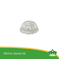 [100 pcs] dome lid or flat lid 95mm for pp milktea cup lemonade cup iced coffee, fruit shakes and other cold beverages