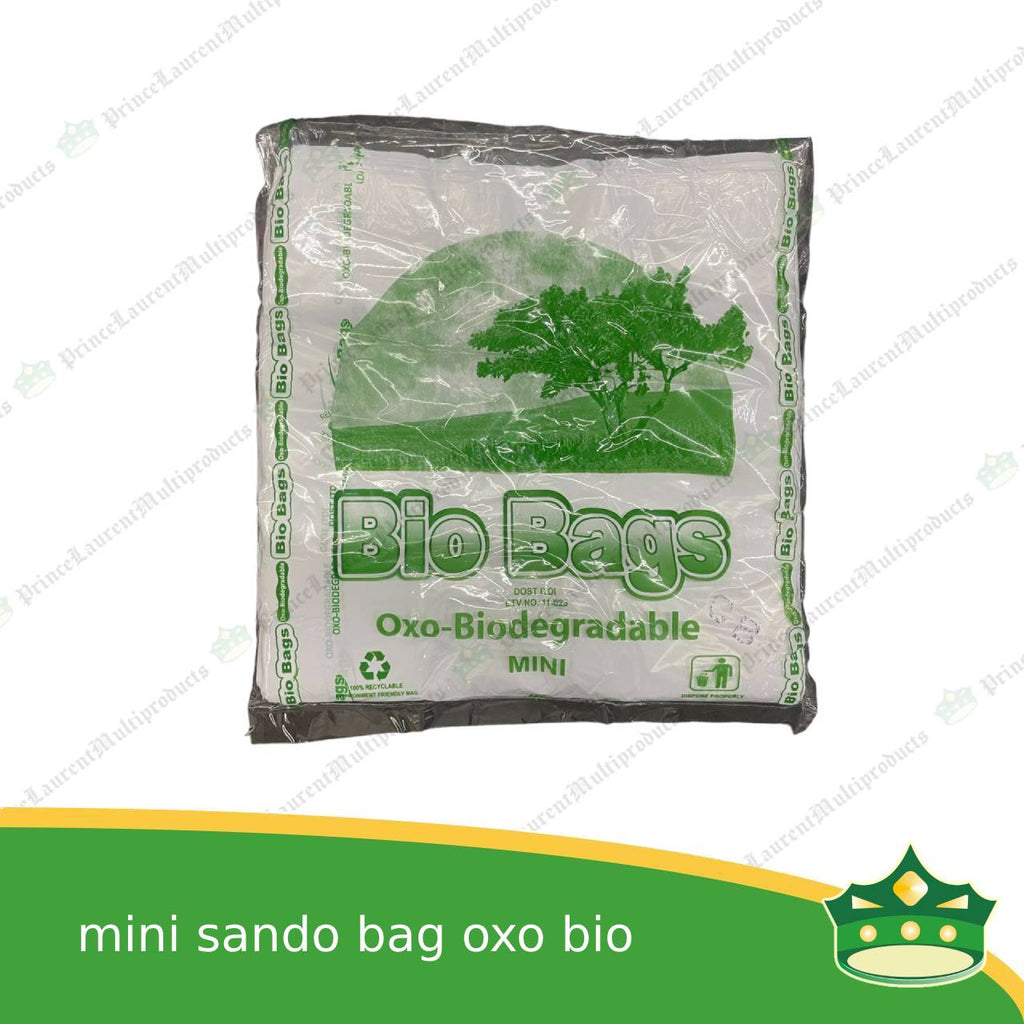 [1000 pcs] sando bag bio bag white mini size (BIO Bags brand)
