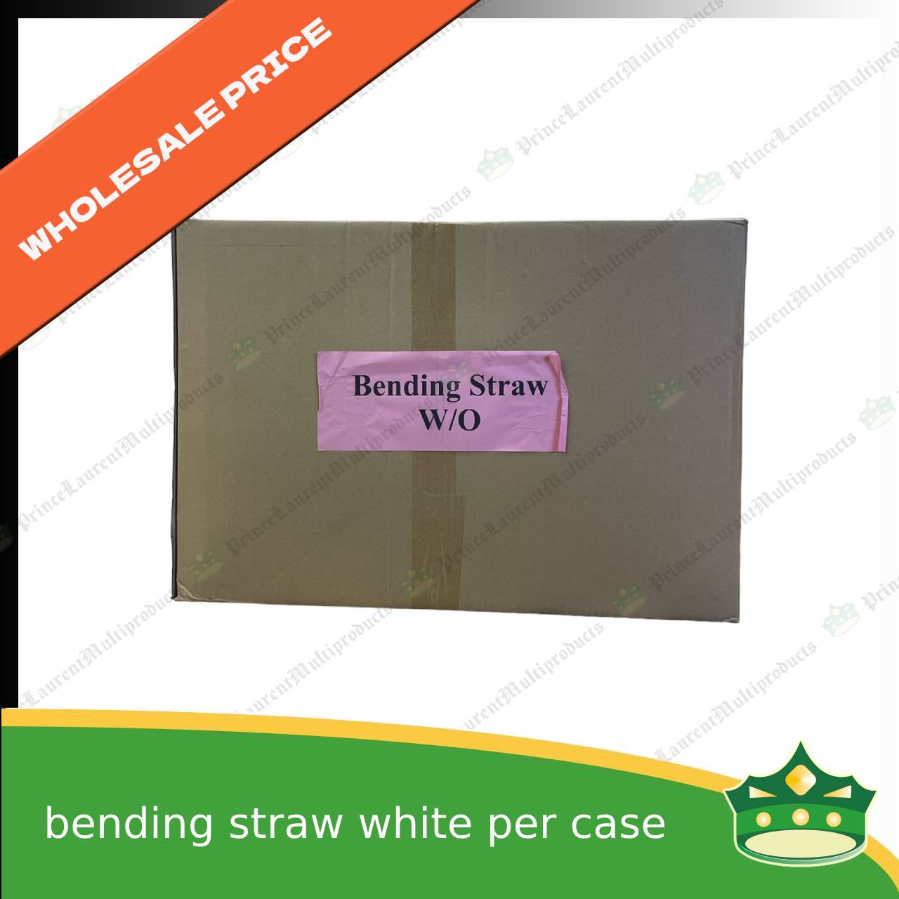 [1 case] bending straw or Bendable Straw Standard Length 20cm white plastic