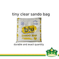[100 pcs] sando bag clear tiny medium large (Blu brand)