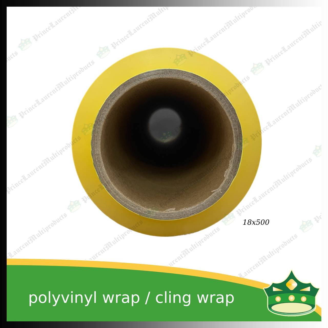 [1 roll] plastic polyvinyl wrap or cling wrap or food wrap to protect surface or items from dirt / moisture