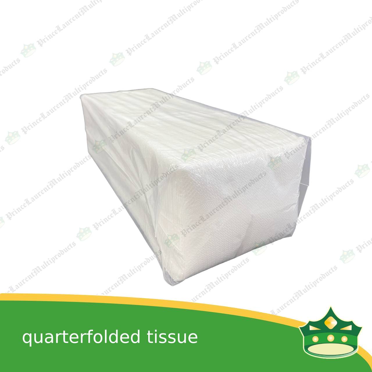 [350 sheets] quarterfolded tissue white pure pulp for table napkin, food or hospitality services, table napkins