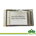 [500 pcs] product display plastic with hanger, opp with ivory head and punch hole (large sizes)