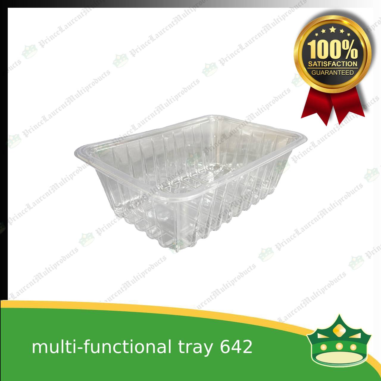 [50 pcs] strawberry trays multi-functional plastic trays 6x4x2 inches for multi purpose trays repacking trays for fruits, vegetables