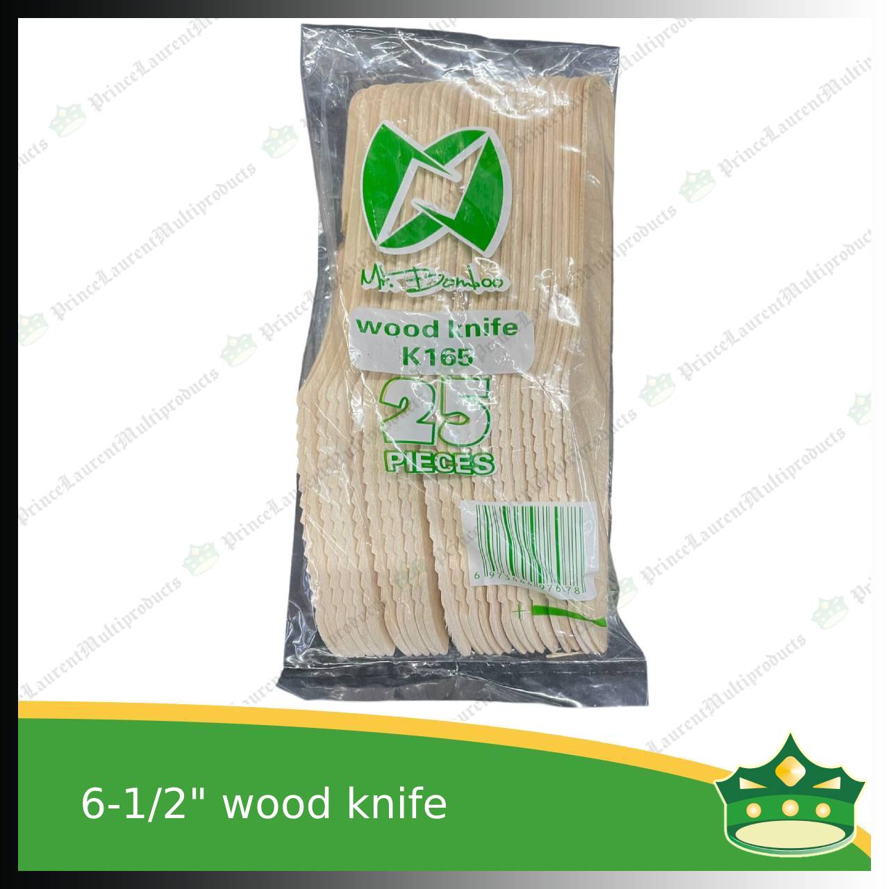 [25 pcs] wooden knife disposable biodegradable cutleries for takeouts as utensils