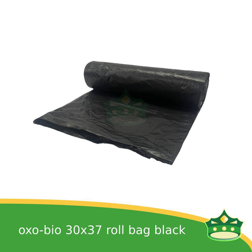 oxo-biodegradable trash bag roll black