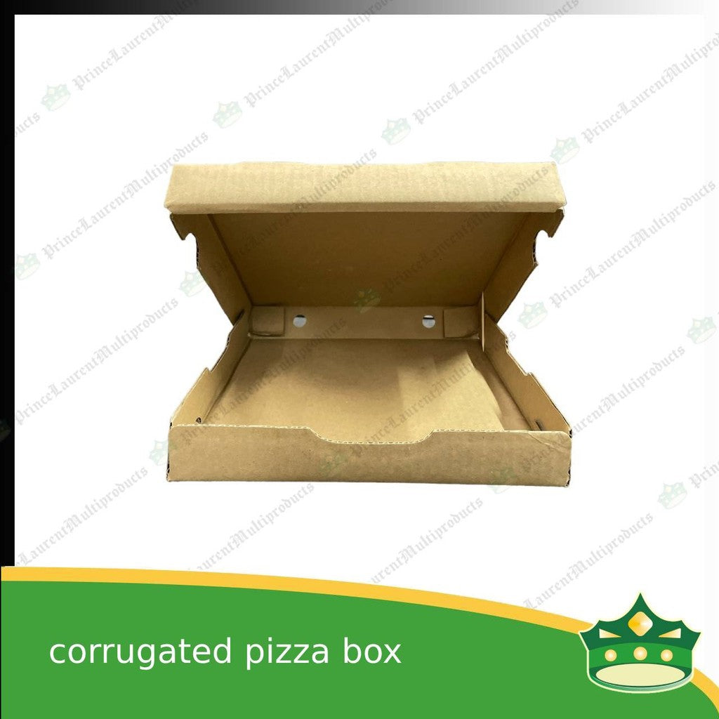 [50 pcs] corrugated pizza boxes 10 inches for take out of pizzas, kakanin, noodles, Filipino delicacies