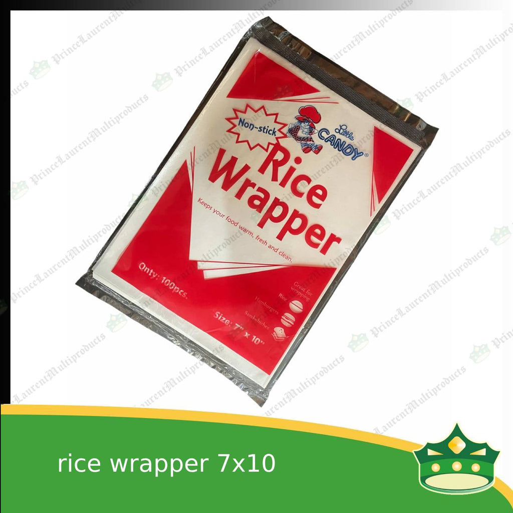 [100 pcs] paper wrapper sheet with lamination for rice, burgers, sandwiches or liner for food trays