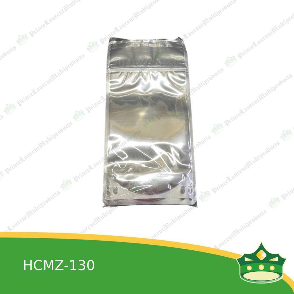 [100 pcs] standup pouch with ziplock half clear half metallized 130 x 230mm for repacking corn, peanuts, anchovies dilis, nuts, sweets, sampaloc, chicharon, snacks, baked goodies