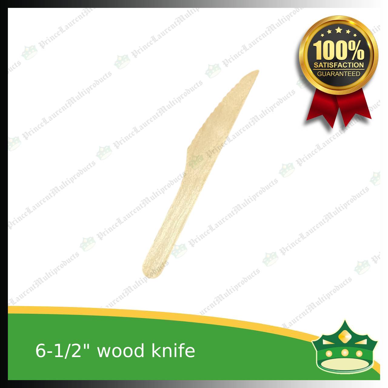 [25 pcs] wooden knife disposable biodegradable cutleries for takeouts as utensils
