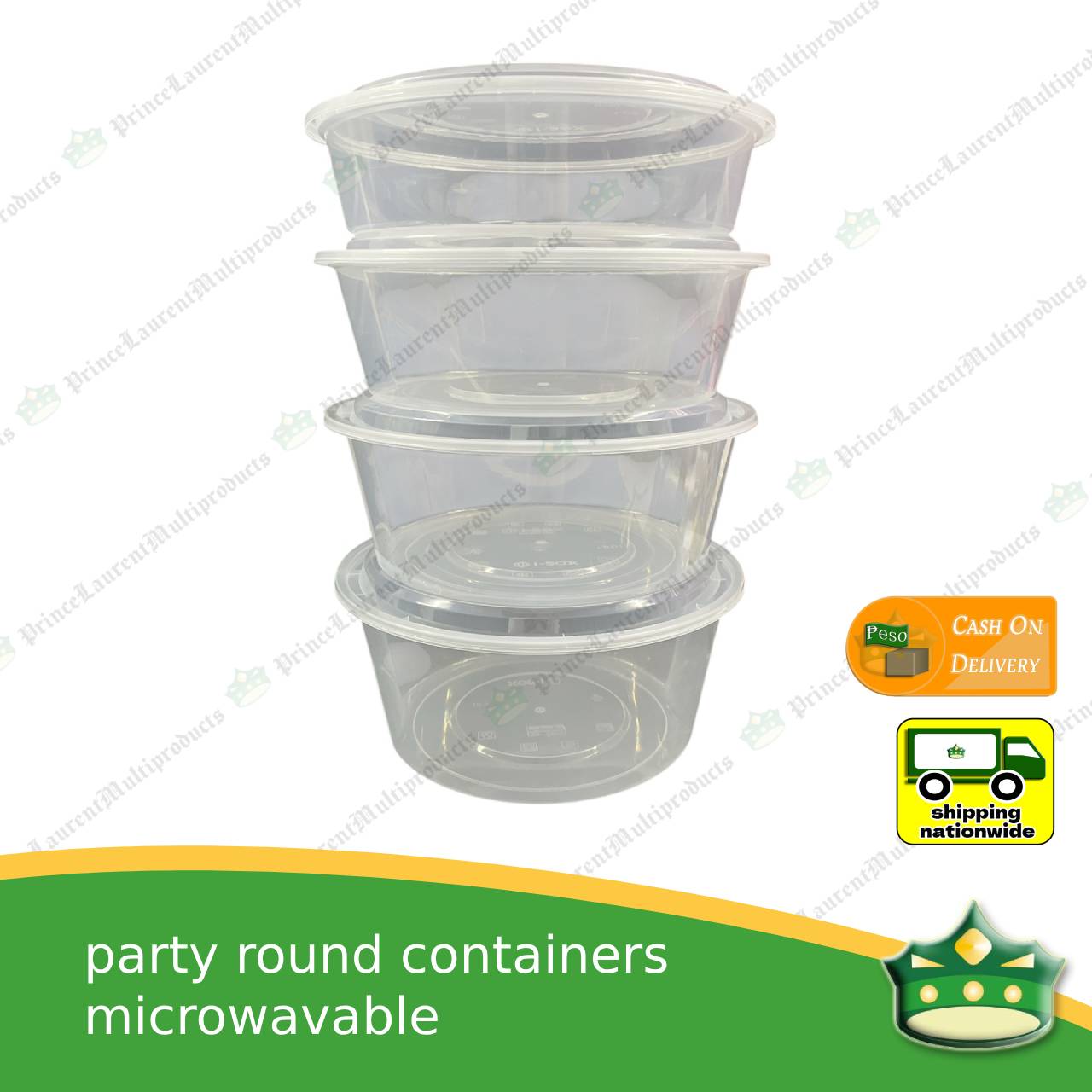[10 pcs] jumbo party bowl IBOX microwavable bowl container for large food holders / takeout containers -A