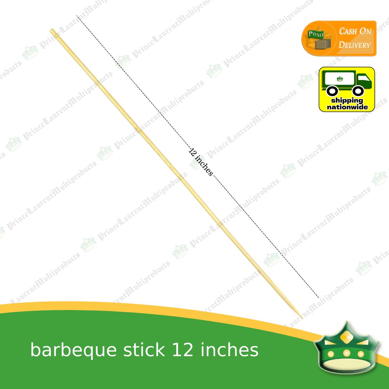 [1 case] Barbeque Stick, Bamboo 12 Inches for wholesale price