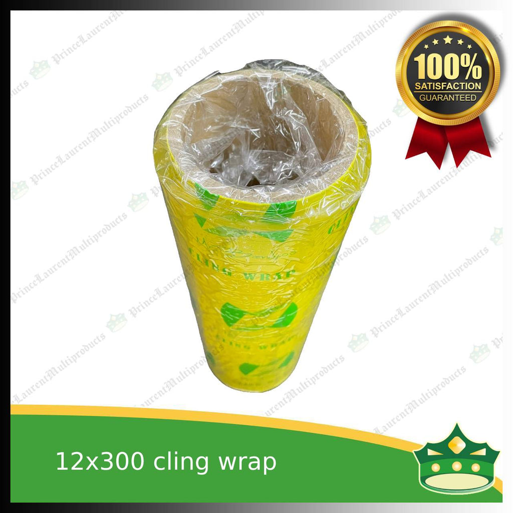 [1 roll] plastic polyvinyl wrap or cling wrap or food wrap MR. BAMBOO
