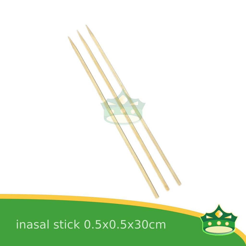 [100 pcs] chicken inasal stick 12 inch long strong square stick suitable for big chicken part barbeque chicken stick
