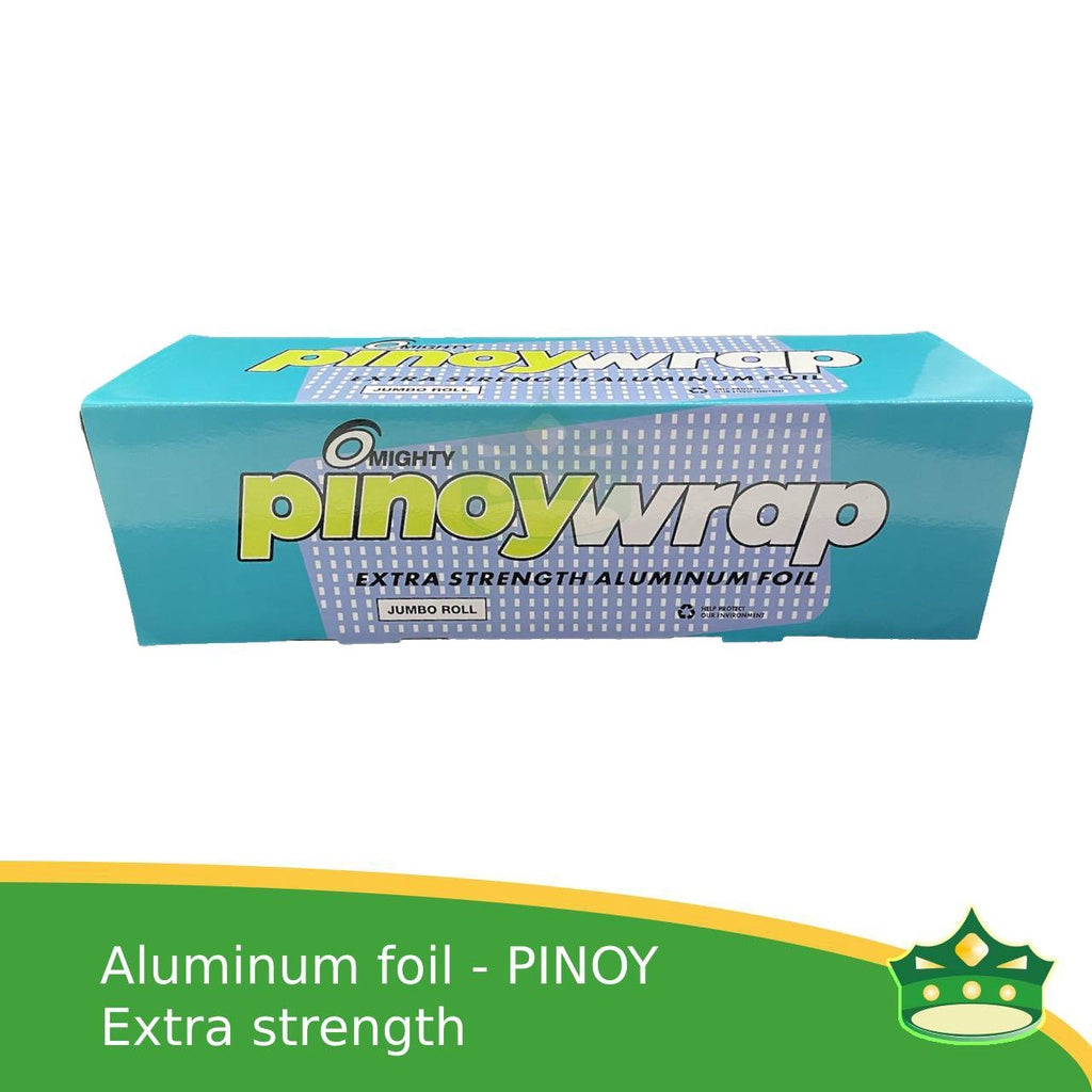 [1.6kg] jumbo aluminum foil extra strength (PINOY brand) for wrapping food, embotido, bangus, inihaw