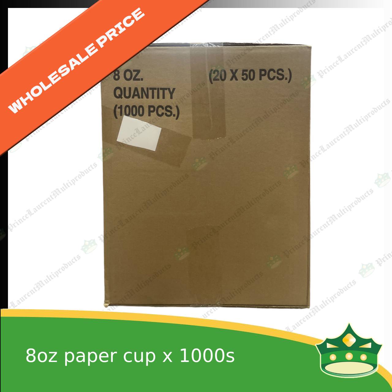 [1000 pcs] 8oz paper cup plain white 75mm good quality food grade for drinks, hospitality industries and services