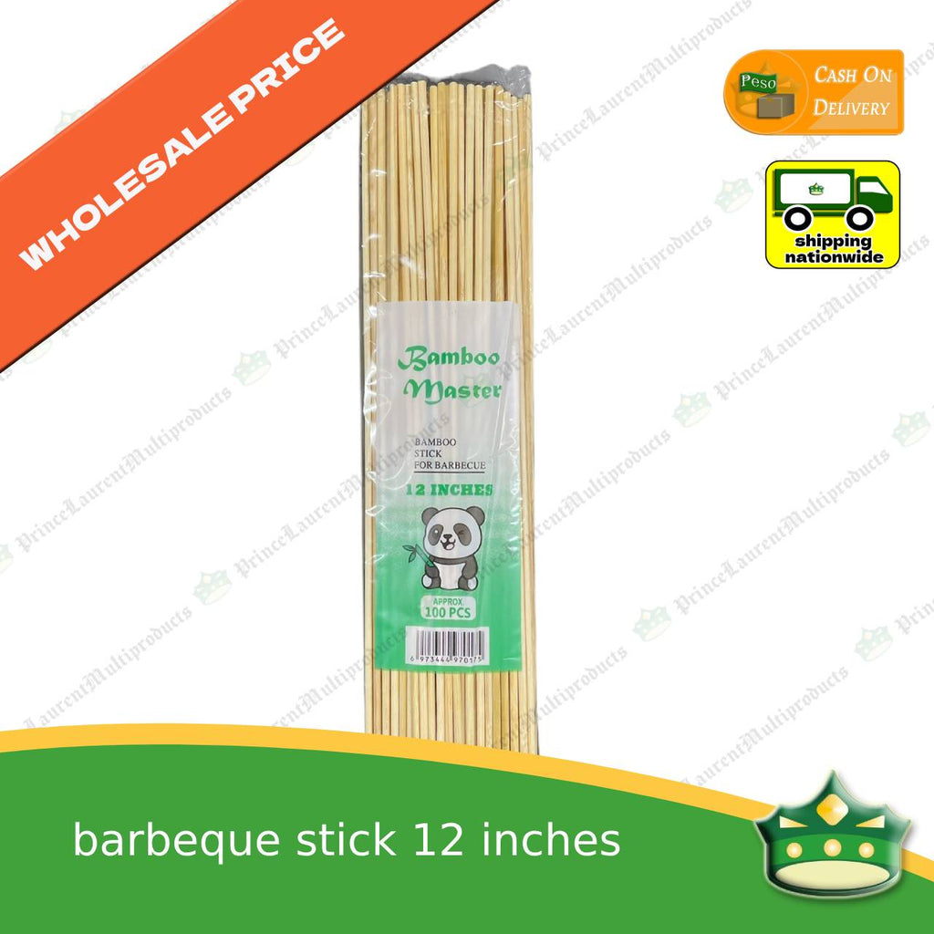 [1 case] Barbeque Stick, Bamboo 12 Inches for wholesale price
