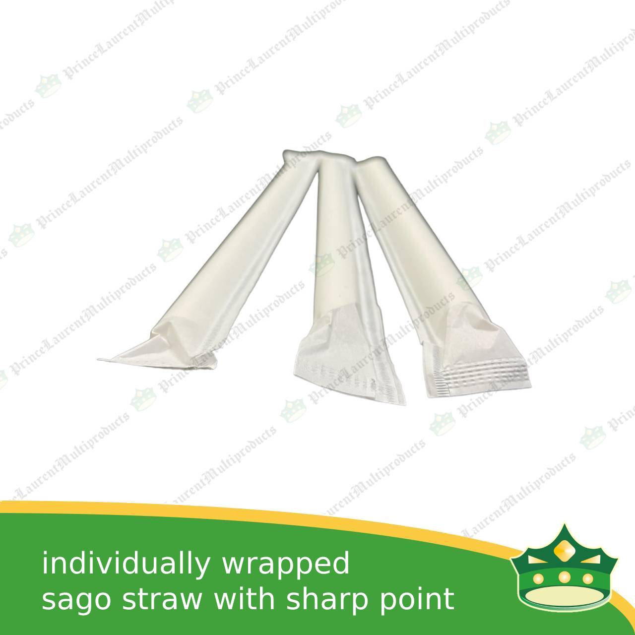 [50 pcs] paper straw boba sago straw 12mm hole with sharp pointed tip with or without wrap for milktea, shakes, boba, cold drinks, juices, milkshakes