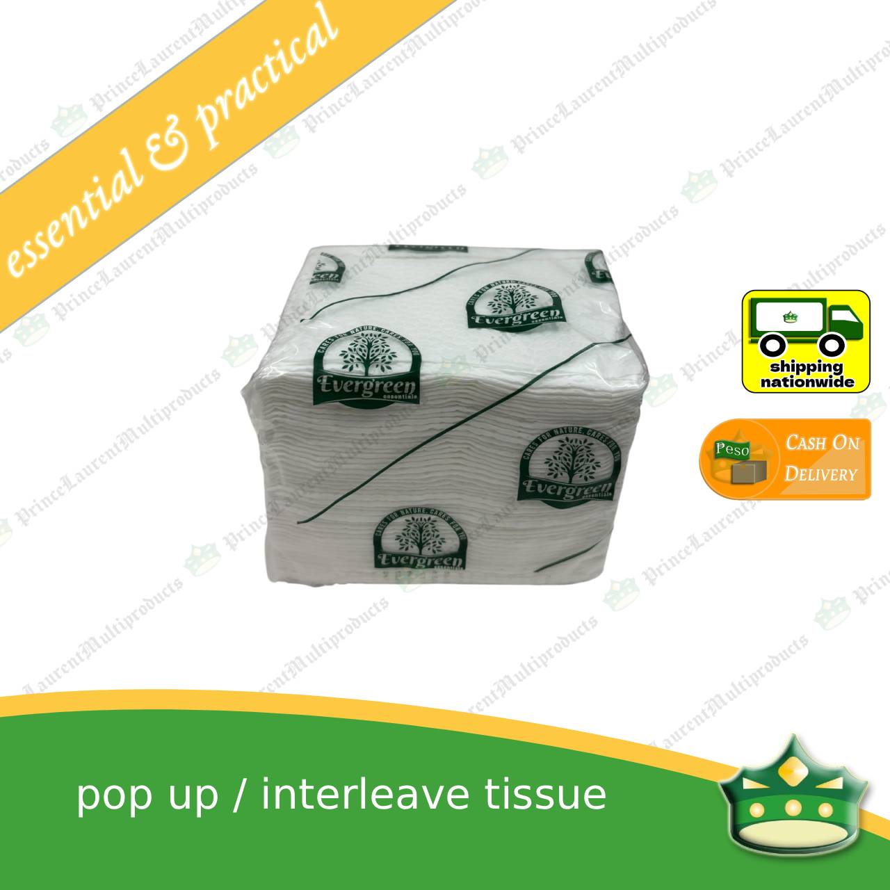 [100 pulls] pop up tissue interleave tissue pure pulp 2-ply for miscellaneous use, wipe, table napkin, table tissue, convenient pull up tissue, mouth wipe