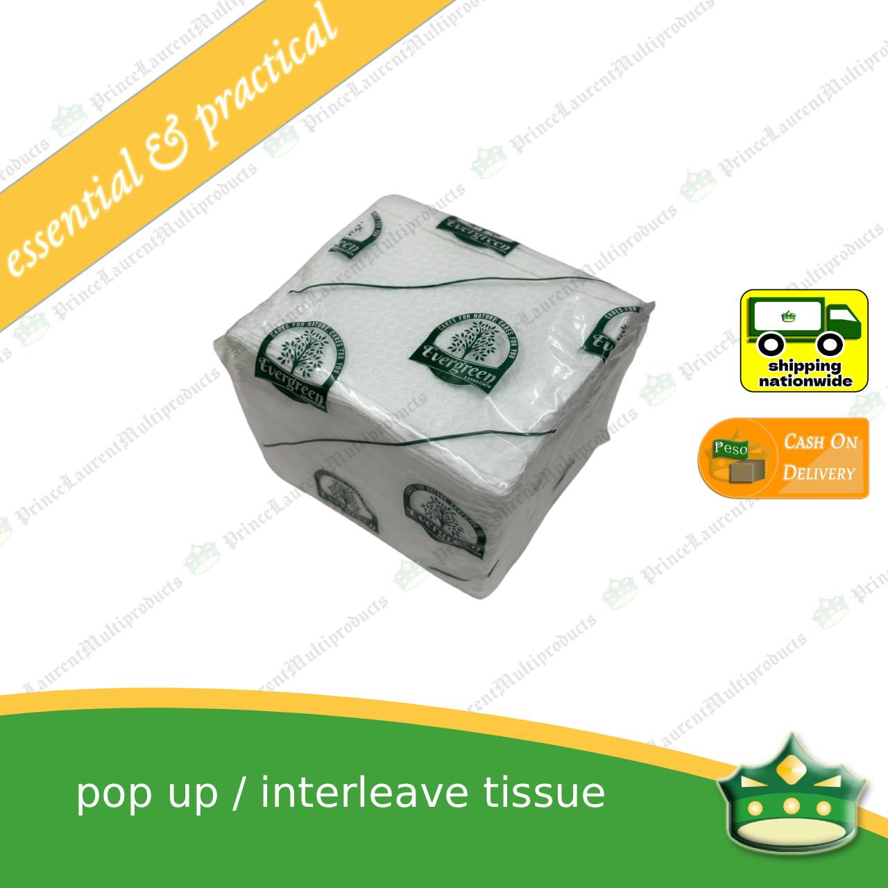 [100 pulls] pop up tissue interleave tissue pure pulp 2-ply for miscellaneous use, wipe, table napkin, table tissue, convenient pull up tissue, mouth wipe