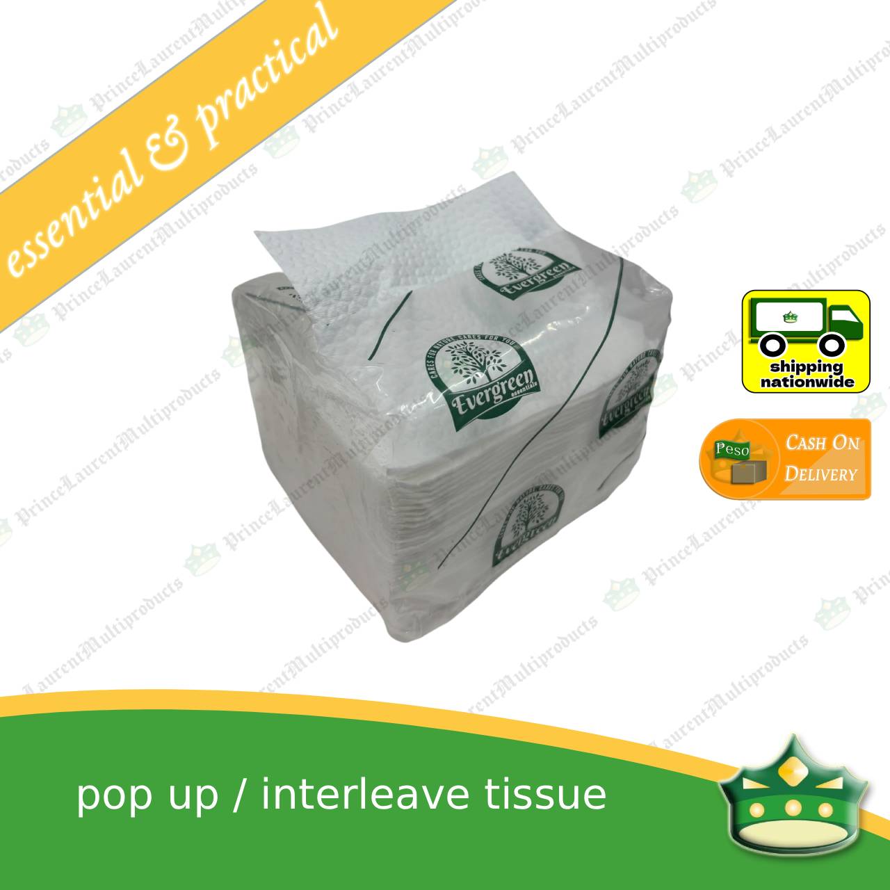 [100 pulls] pop up tissue interleave tissue pure pulp 2-ply for miscellaneous use, wipe, table napkin, table tissue, convenient pull up tissue, mouth wipe
