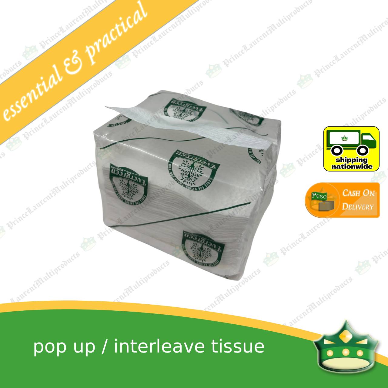 [100 pulls] pop up tissue interleave tissue pure pulp 2-ply for miscellaneous use, wipe, table napkin, table tissue, convenient pull up tissue, mouth wipe