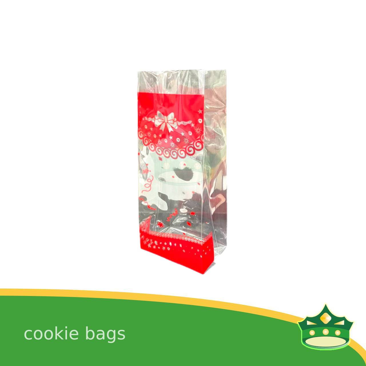 [100 pcs] cookie bag, sampalok bag, brownies bag, yema bag, pastries bag, packaging plastic bags with design