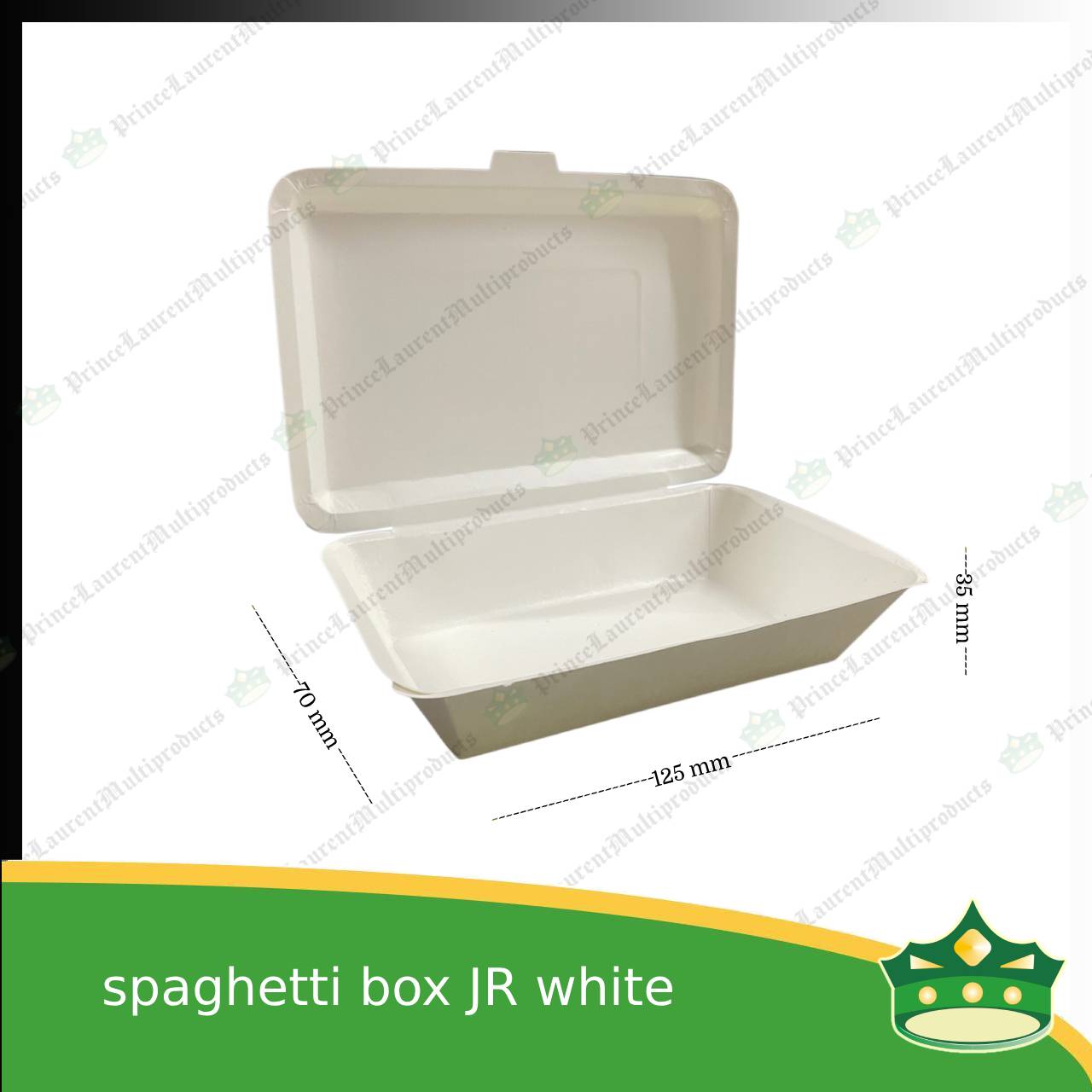 [50 pcs] paper spaghetti box JR WHITE LAMINATED for take-outs and delivery of meals (please read description scroll down below)