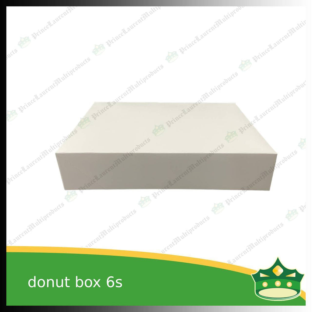 [25 pcs] donut box for 6 pieces donuts