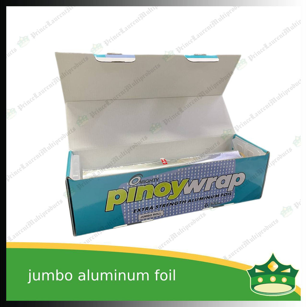 [1.6kg] jumbo aluminum foil extra strength (PINOY brand) for wrapping food, embotido, bangus, inihaw