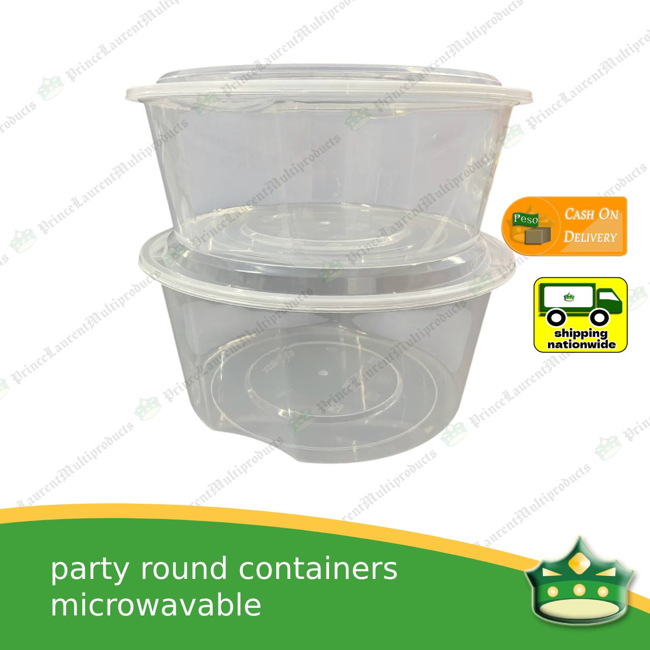 [10 pcs] jumbo party bowl IBOX microwavable bowl container for large food holders / takeout containers -B