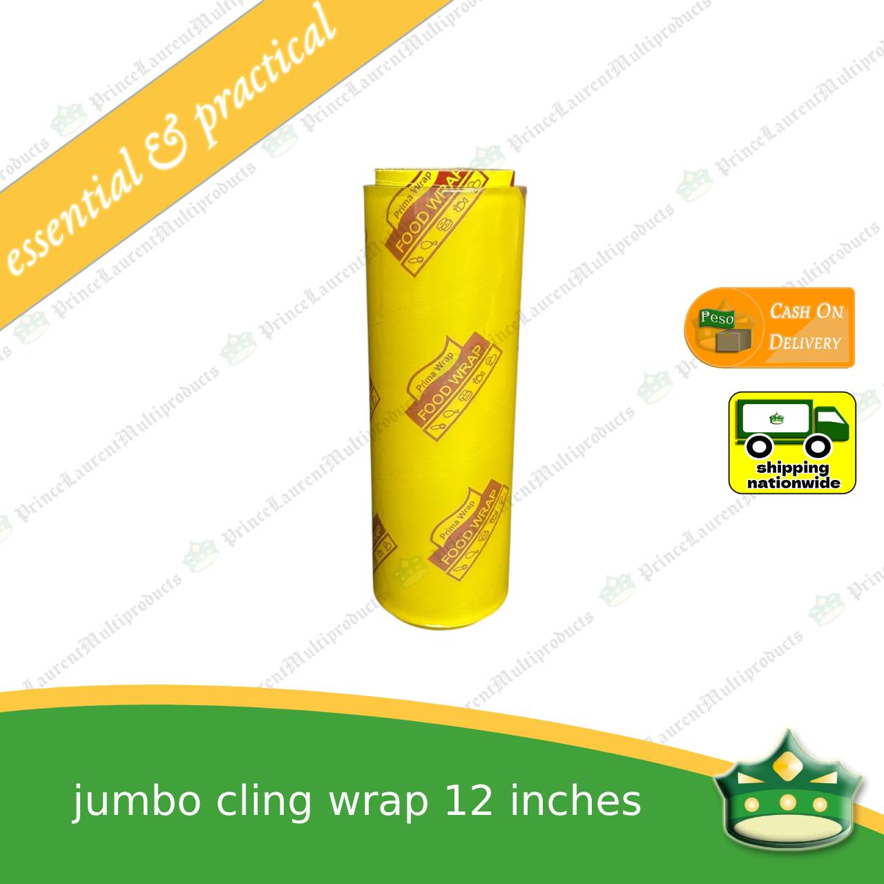 [1 roll] plastic polyvinyl wrap or cling wrap or food wrap PRIMAWRAP