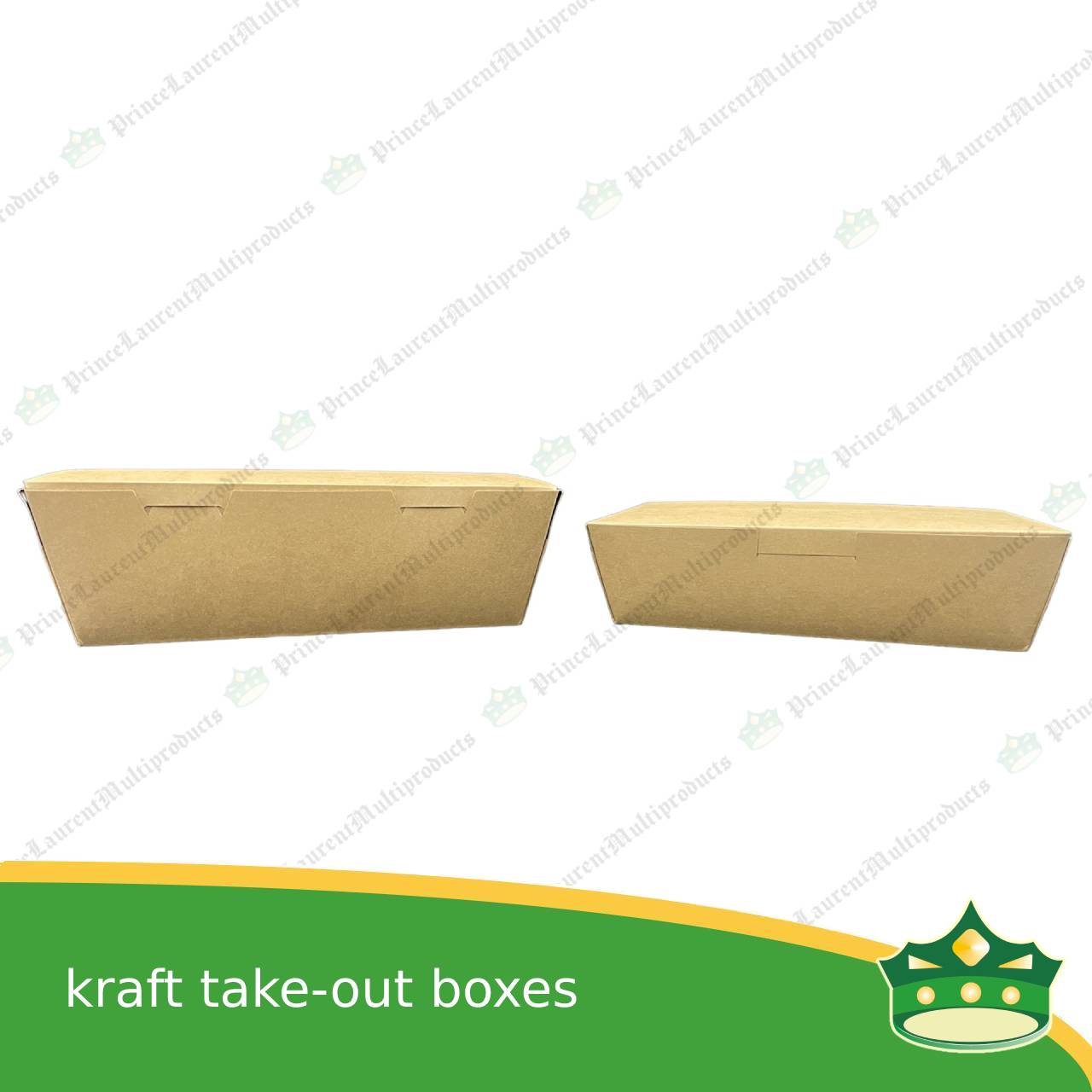 [25 pcs] chicken box kraft silver coated leak proof for take-out, packed meal, ulam viands, rice toppings, noodles, pansit, merienda