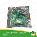 [100 pcs] vacuum bag half clear half black for frozen sausage meat cheese deli delicacy delicatessen