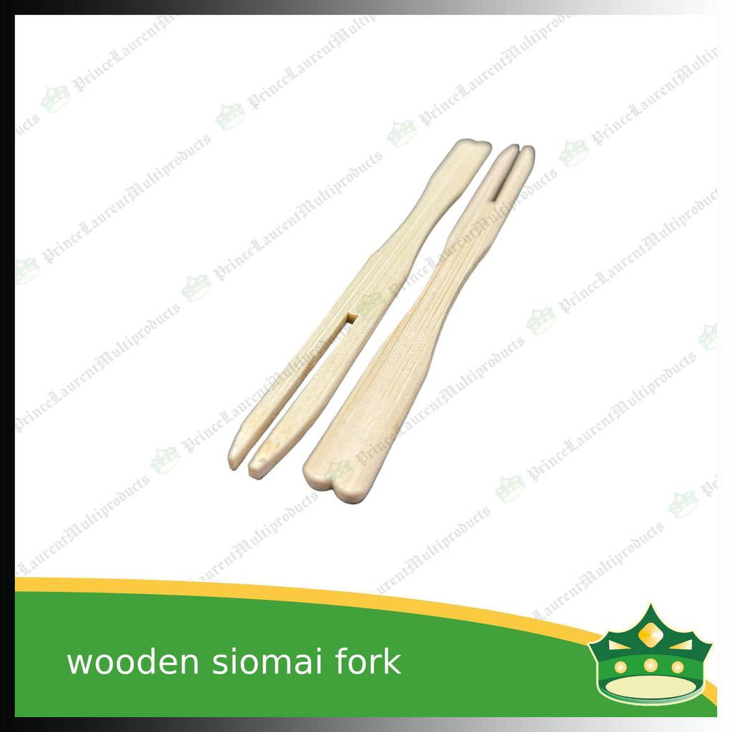 [100 pcs] wooden siomai fork or Teppo skewer, pica stick