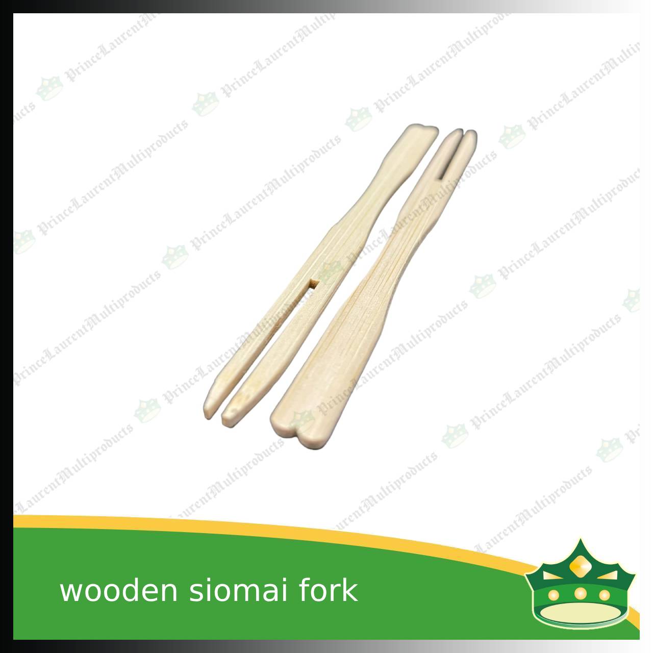 [100 pcs] wooden siomai fork or Teppo skewer, pica stick