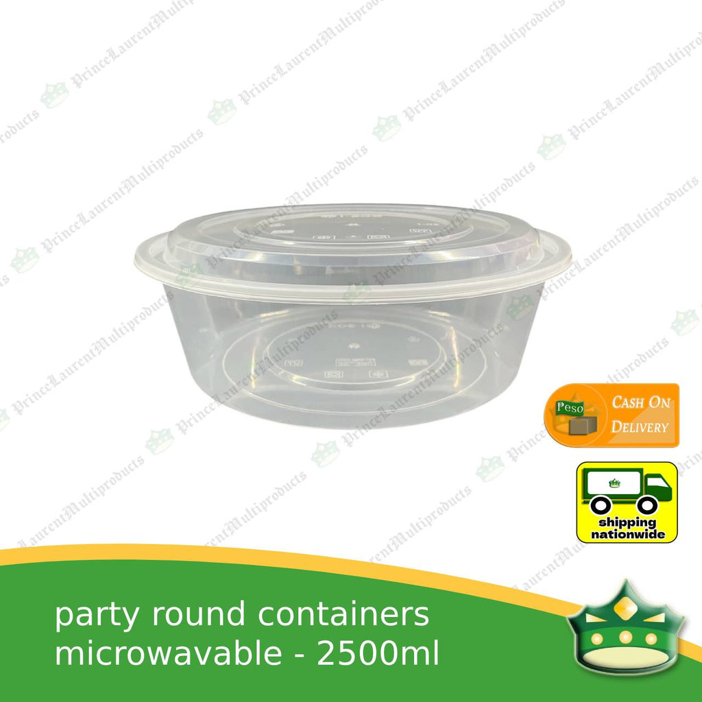 [10 pcs] jumbo party bowl IBOX microwavable bowl container for large food holders / takeout containers -A