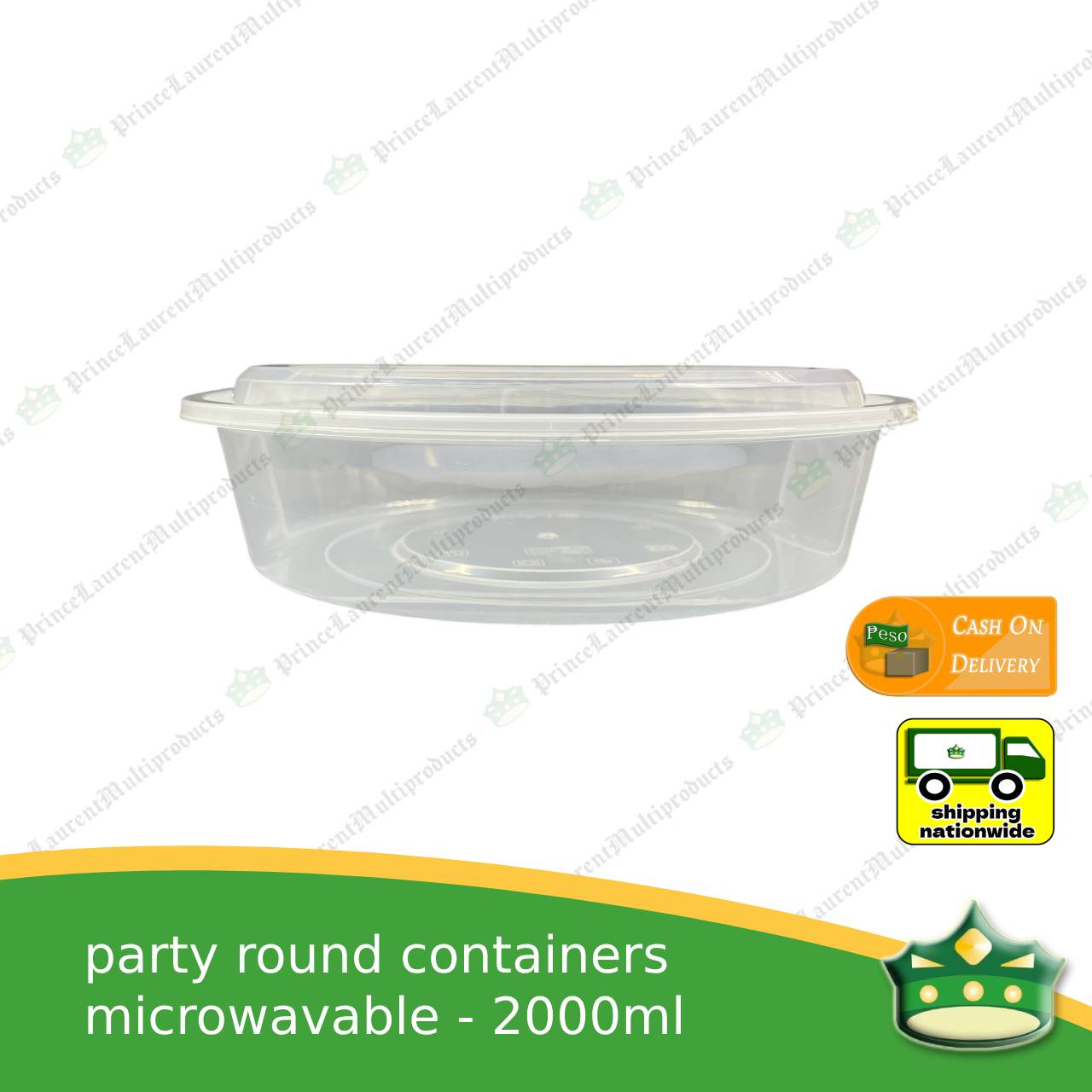 [10 pcs] jumbo party bowl IBOX microwavable bowl container for large food holders / takeout containers -A