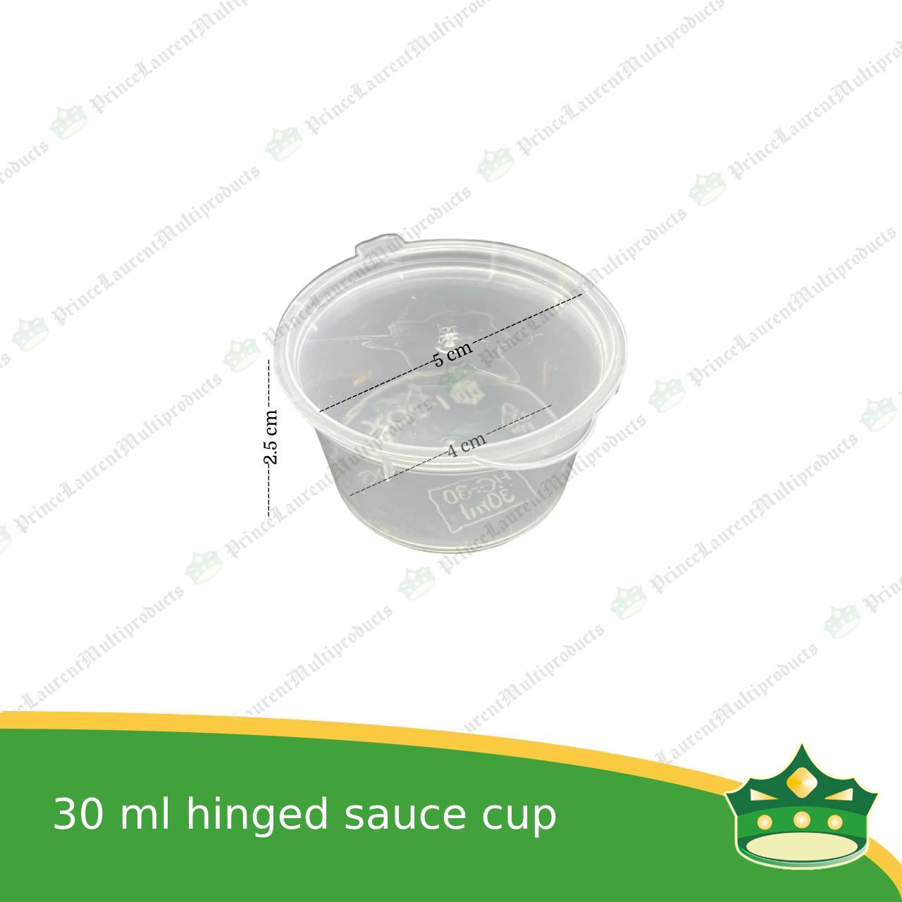 [1000 pcs] 30 ml hinged sauce cup clear microwavable plastic with attached lid for take out of sauce gravy specimen / sample cup