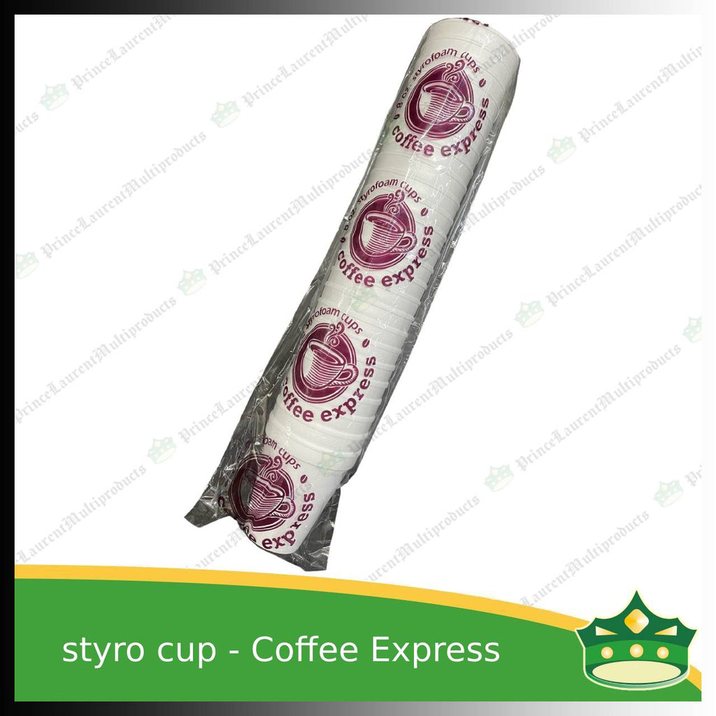 [25 pcs] 8oz styro cup win-win brand for hot coffee, hot tea or hot chocolate and other hot beverages