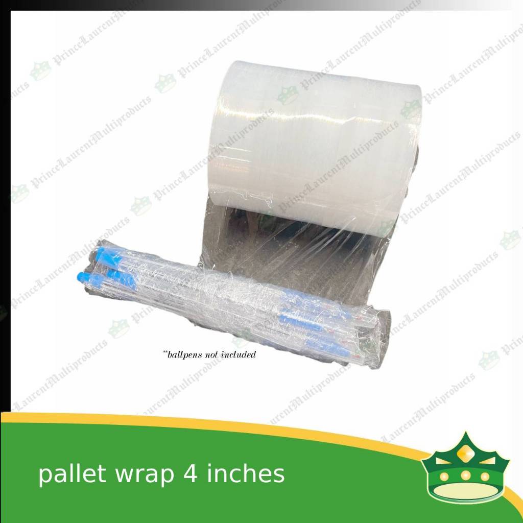 Pallet wrap or stretch wrap 4 inches for wrapping / protecting products or items