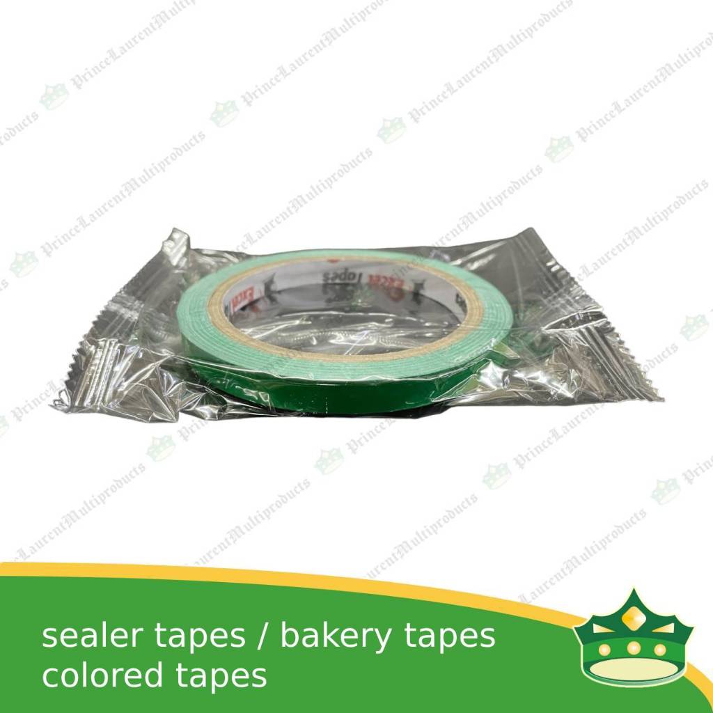 [1 roll] bakery tape or pvc colored tape or sealer tape