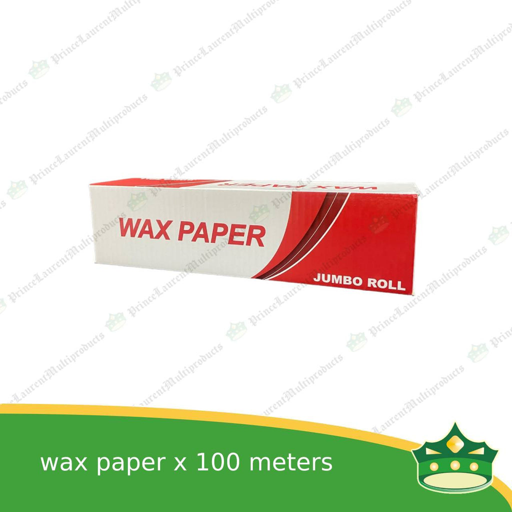 [1 roll] wax paper 30cm wide x 100 meters with cutter for easy cut for baking and cooking