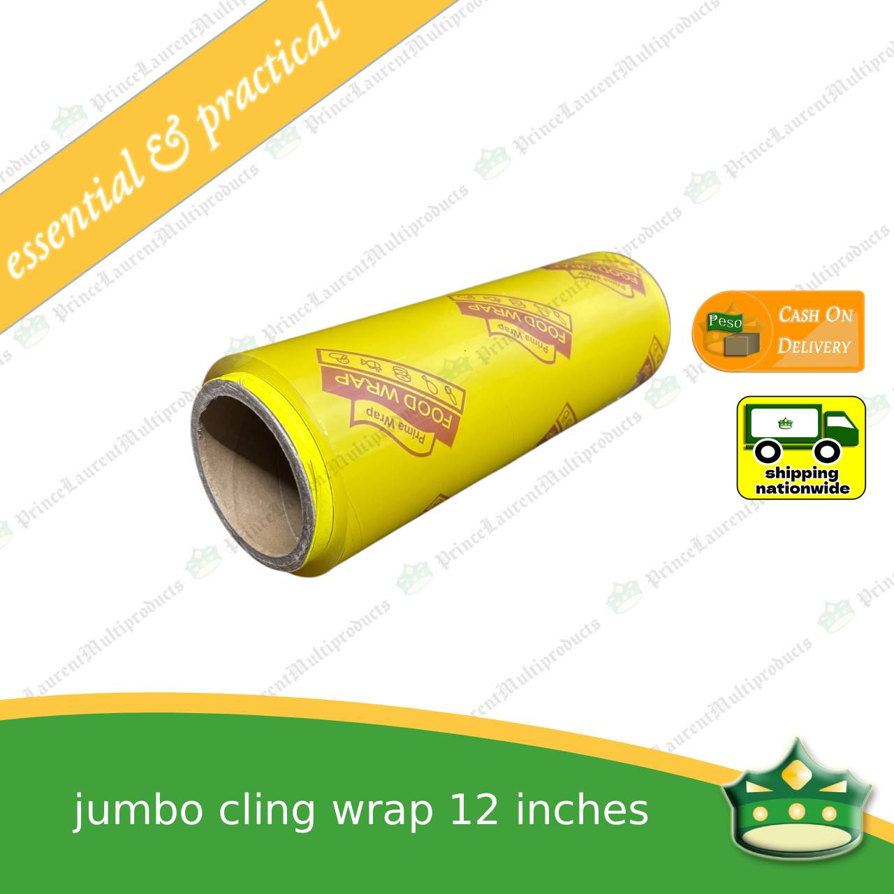 [1 roll] plastic polyvinyl wrap or cling wrap or food wrap PRIMAWRAP
