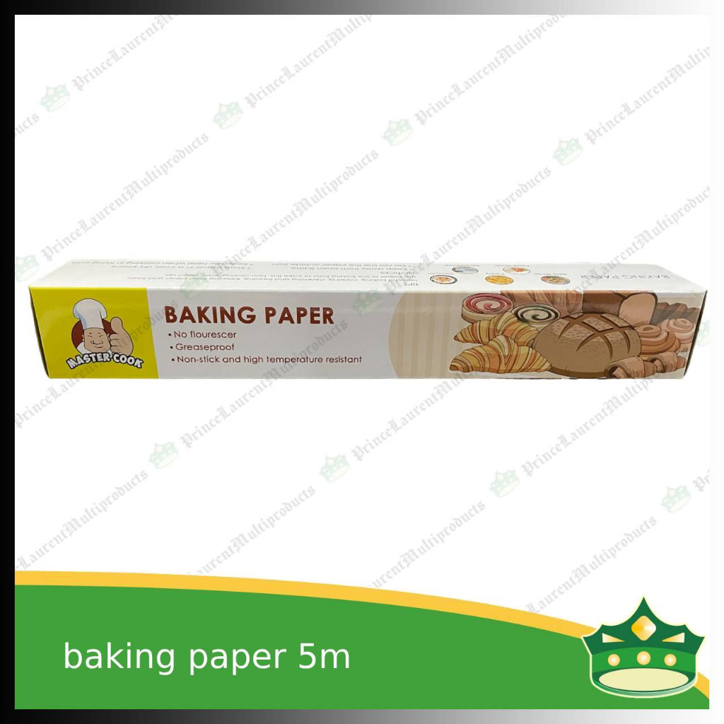 Greaseproof paper (exactly 10meter) roll, Baking paper (approx 5meter) aka Parchment Paper