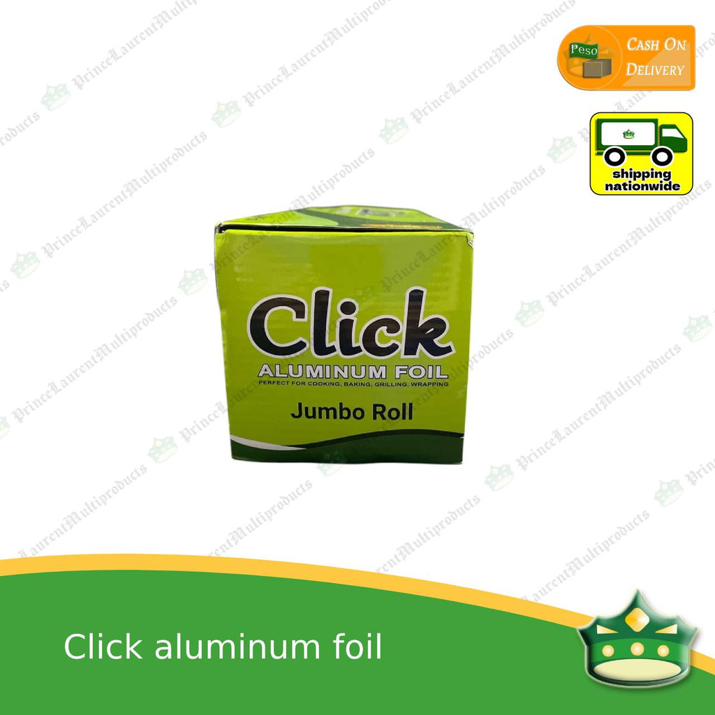 [1.8kg] jumbo aluminum foil extra strength (CLICK brand) for wrapping food, embotido, bangus, inihaw