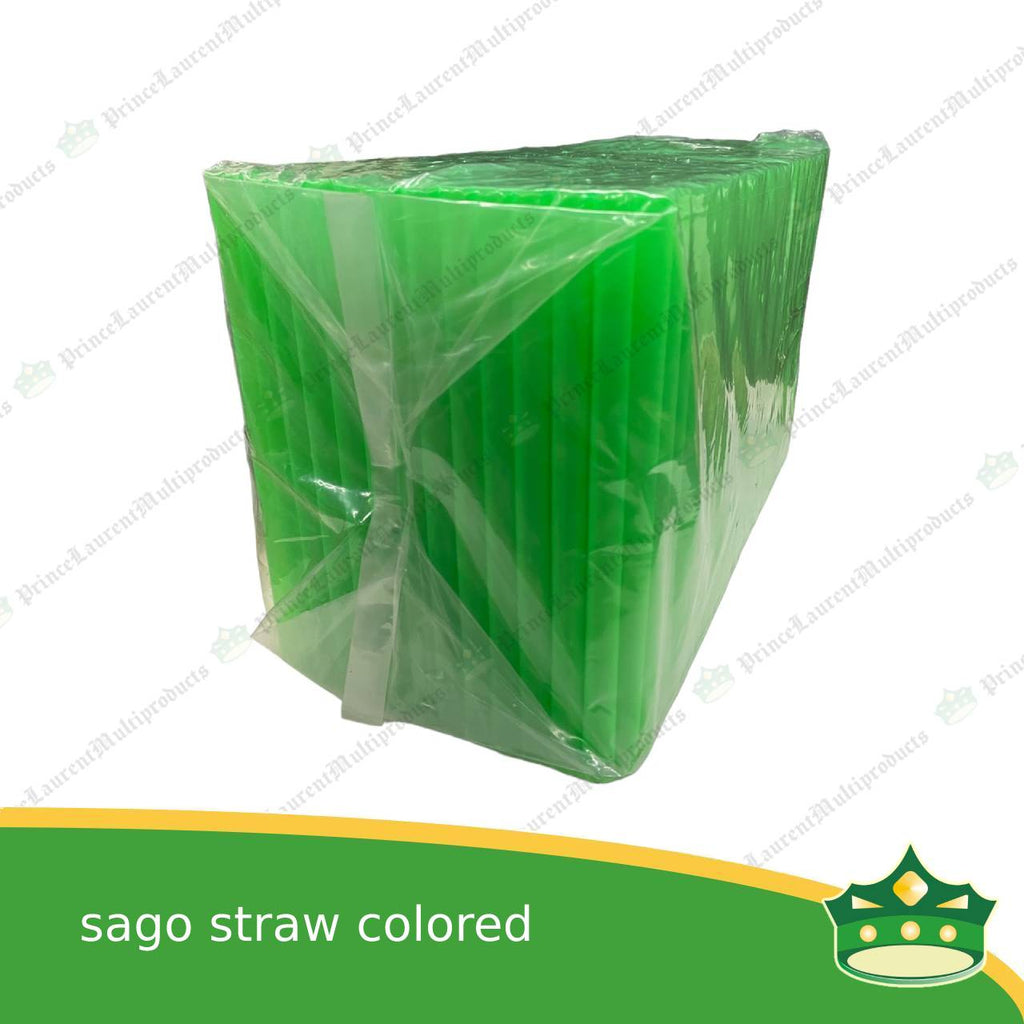 [1 kilo] plastic sago boba straw for milktea, boba drink, zagu, milkshakes, fruit shakes