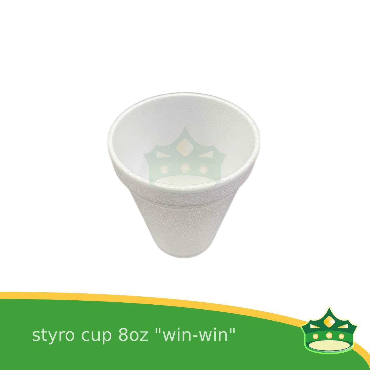 [25 pcs] 8oz styro cup win-win brand for hot coffee, hot tea or hot chocolate and other hot beverages