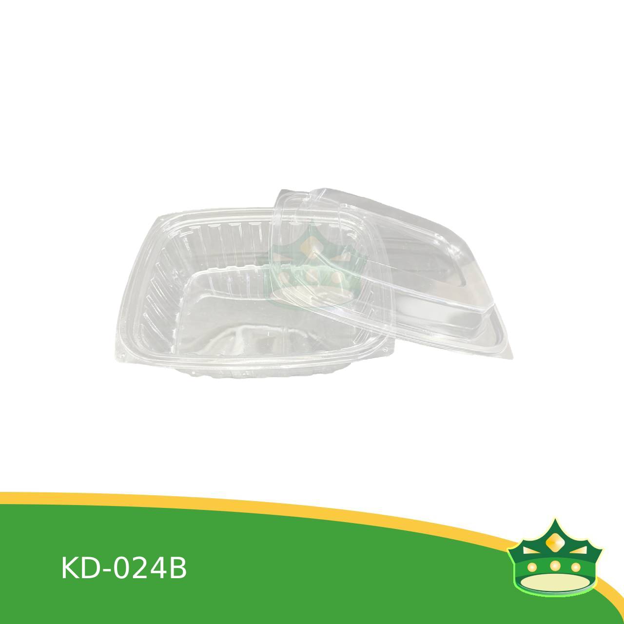 [50 pcs] fruit / vegetables salad container clear OPS clamshell KD-024B