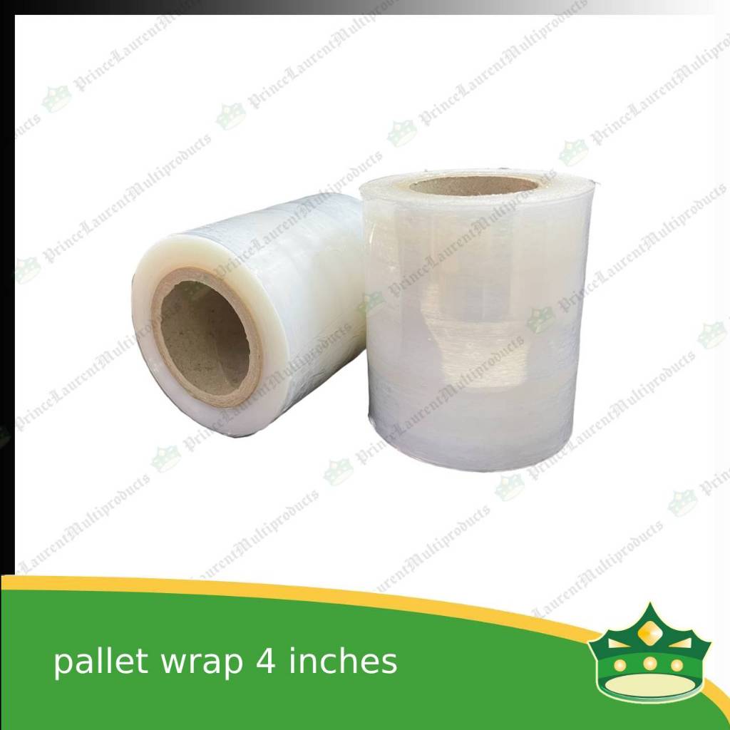 Pallet wrap or stretch wrap 4 inches for wrapping / protecting products or items